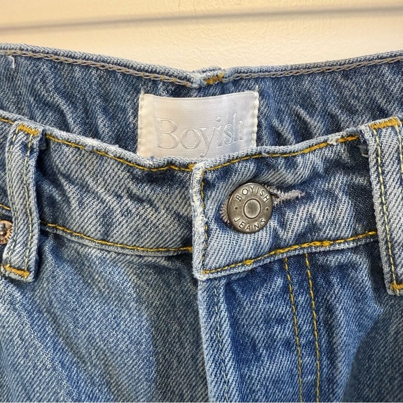 BOYISH The Jovi High Rise Rigid Ultra Relaxed Jeans Rio Bravo Blue - Picture 3 of 10